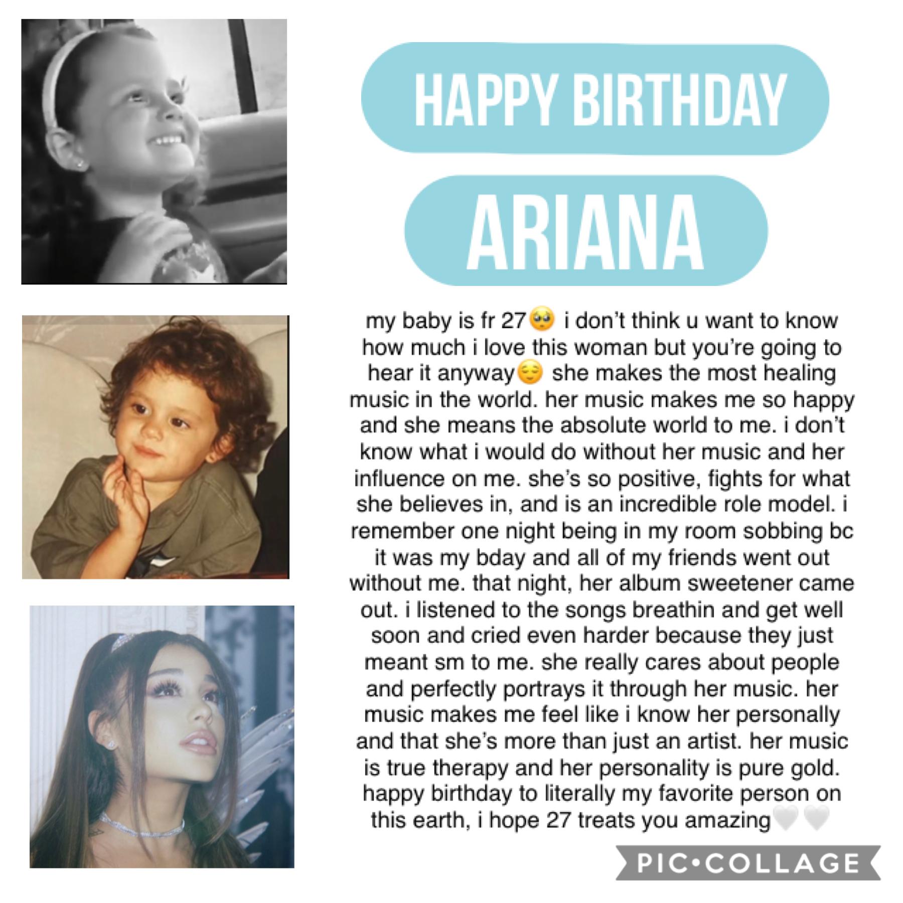 my baby is 27🥺 (tap)
ur a real one if u read that whole thing😂
i’m off break (kinda) 
thank you for all of your kind messages on my last post🤍
if you never have, go listen to get well soon by ariana. it’s gotten me through a lot, jus take a listen to the 