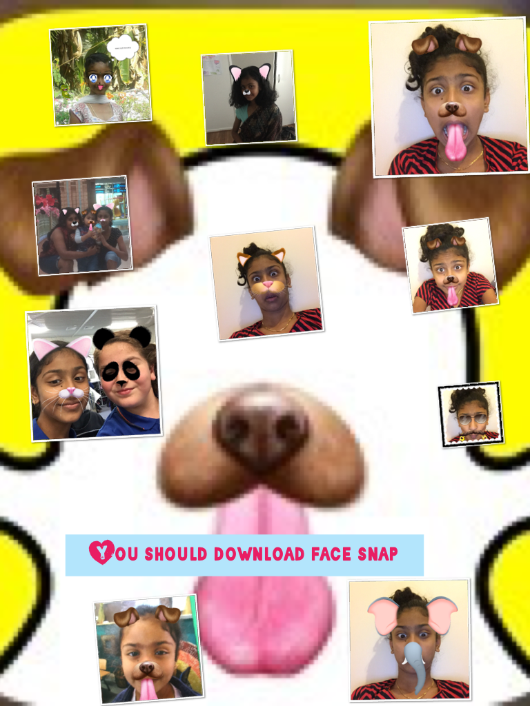 You should download face snap