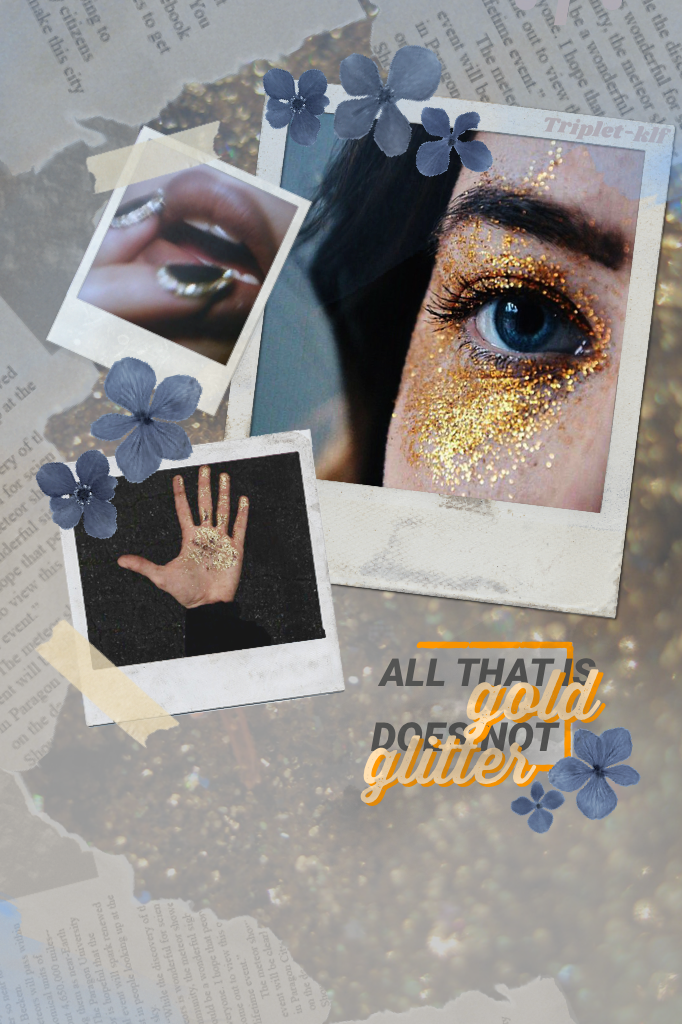 "All that is gold does not glitter, not all those who wander are lost." -Tolkien. ✨
My creativity has finally come back to me. 