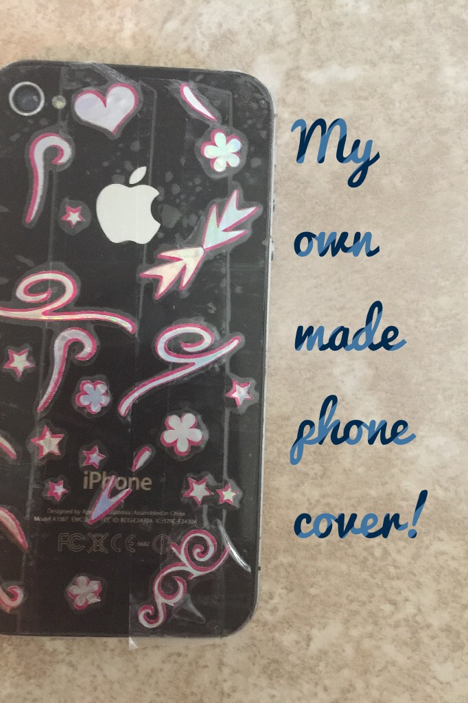 My own made phone cover!