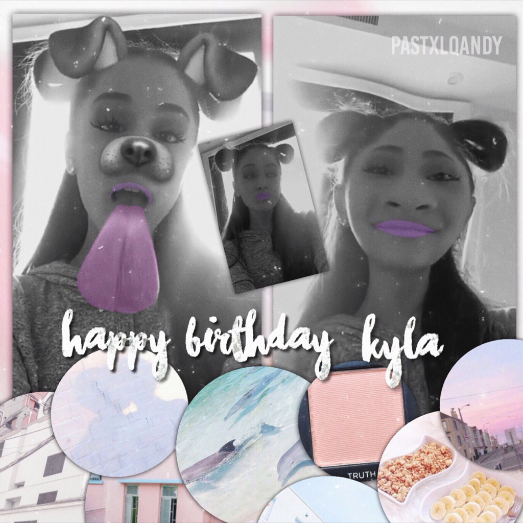 Happy belated birthday Kyla !! 💗 (I'm sorry ,it's really late) i don't normally post Ariana edits but it's also Kyla's favourite celebrity so I made the post about Ariana ! 
Inspo: I've seen this in a lot of different places