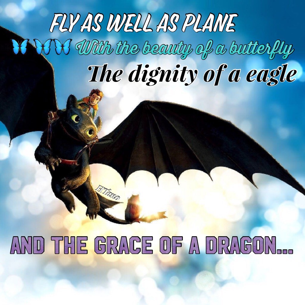 And the grace of a DRAGON...