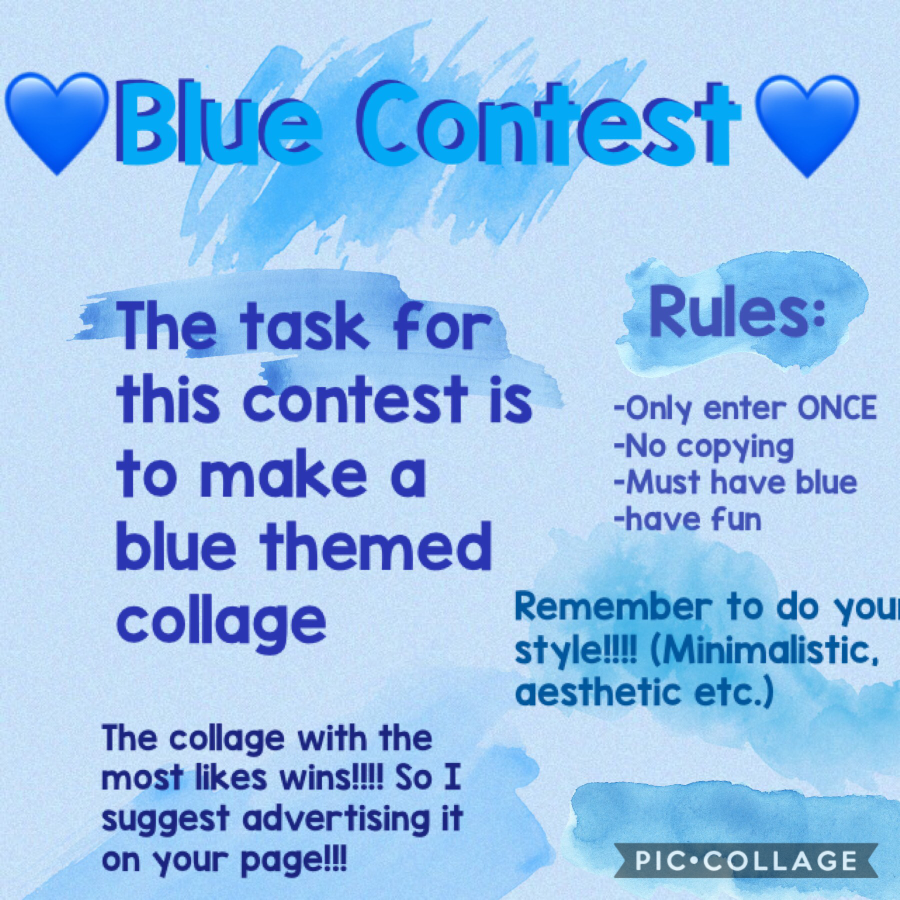 This weeks contest!!!💙💙