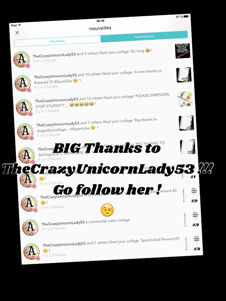 BIG Thanks to TheCrazyUnicornLady53 !!!
Go follow her !
😉