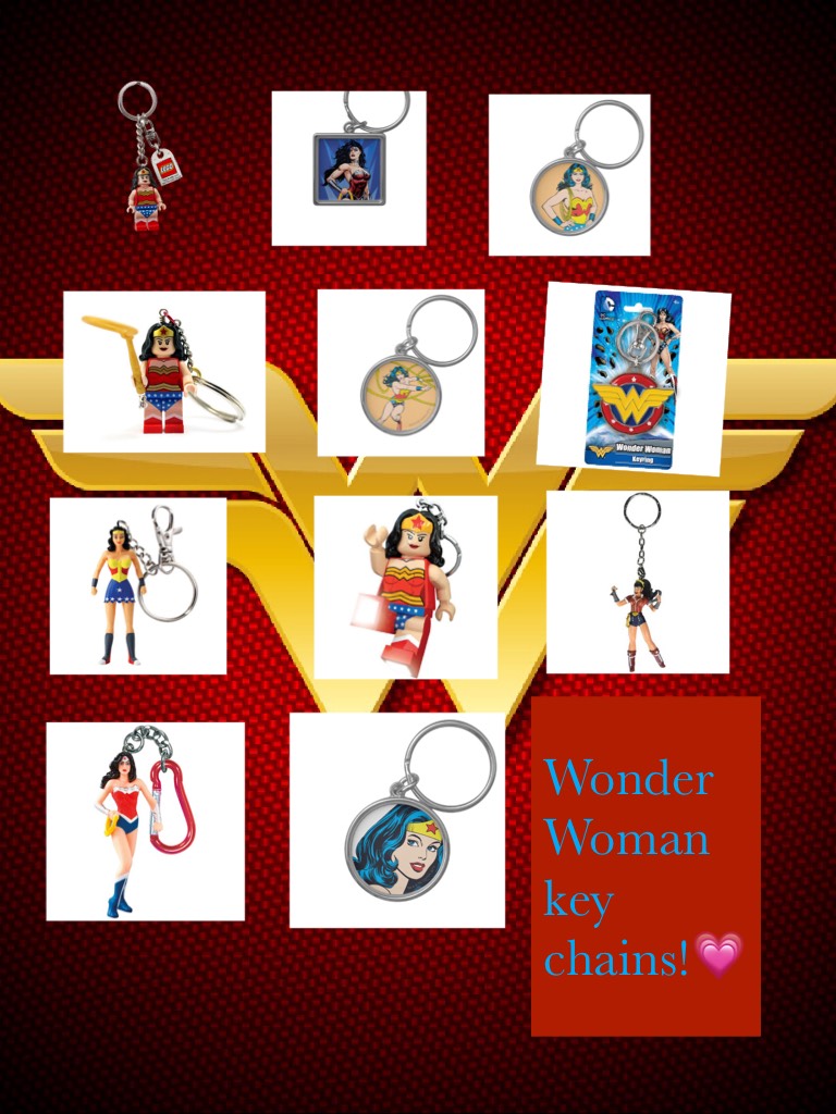 Wonder Woman key chains!💗