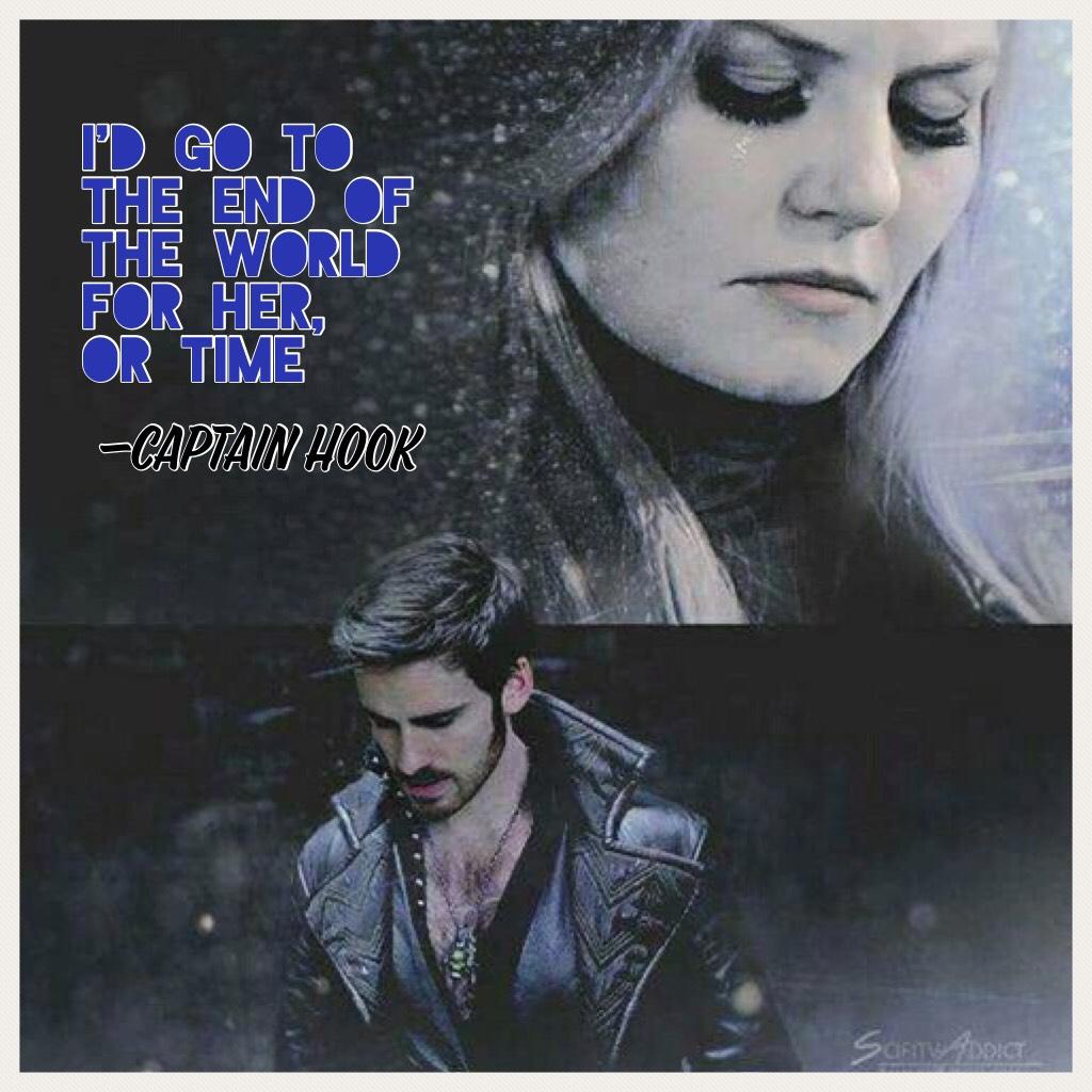 I'm OBSESSED with Once upon a time! 
CAPTAIN SWAN! 🔥😍