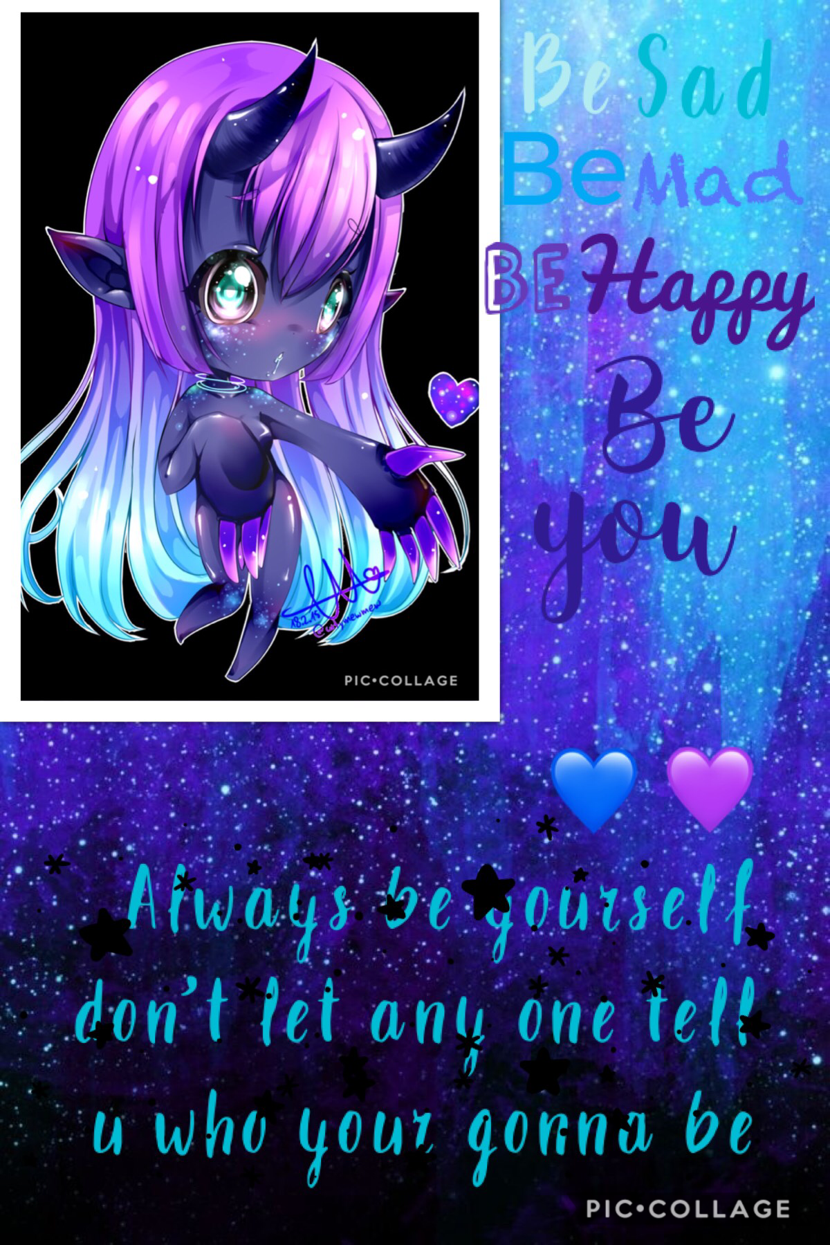 Also ways be you!💜💙