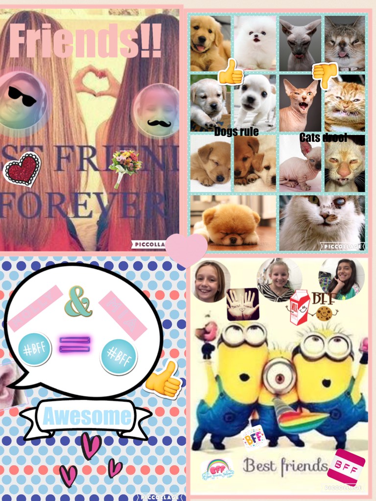 Best fiends forever!!!❤😍❤️😋😂