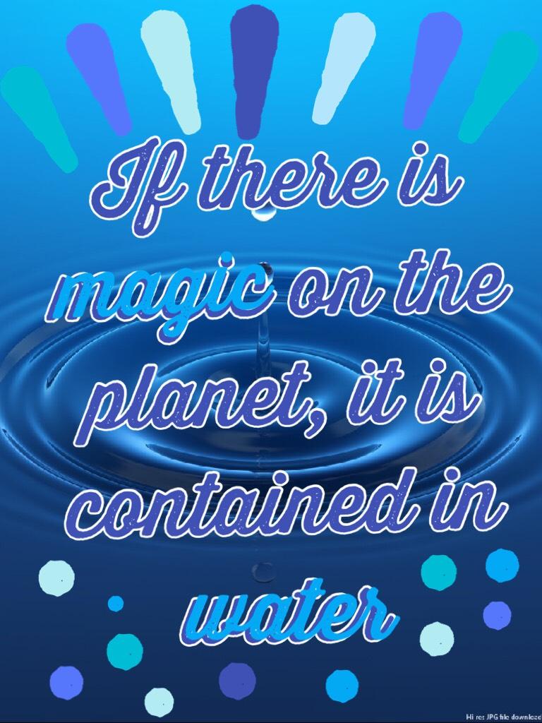 Quote on water