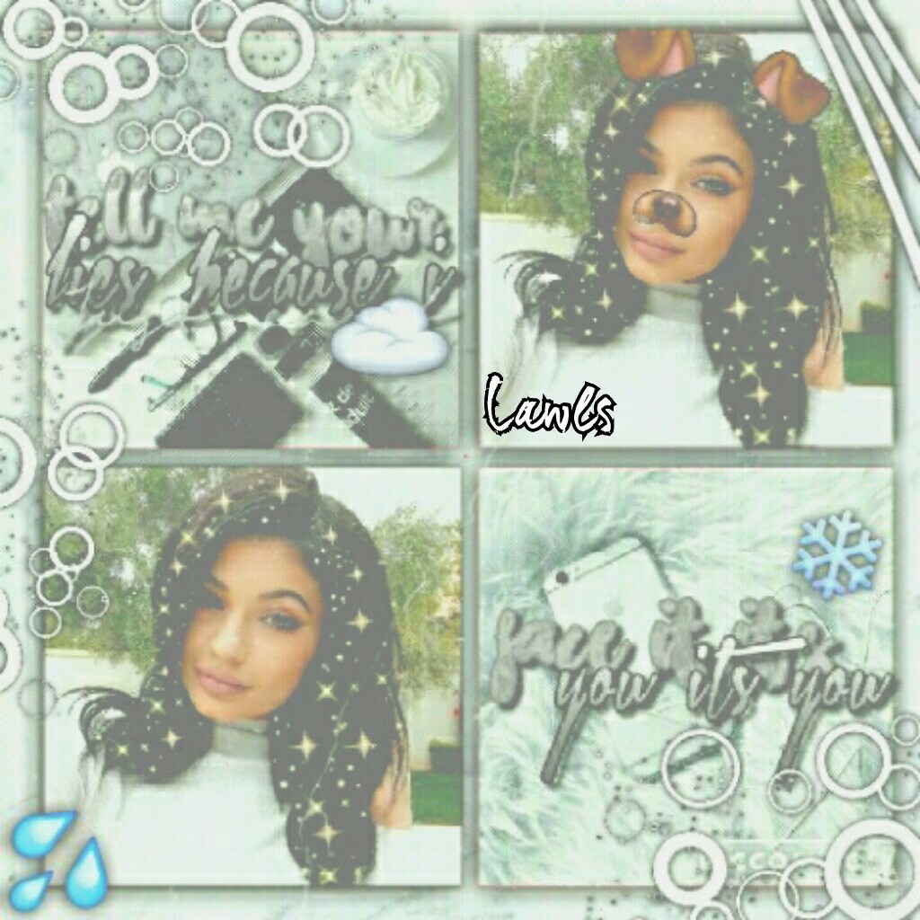 Heyy 👼🌸✨ this is a really simple edit but I thinks it's cute 😊🍥💫 especially the Snapchat dog filter I put on Kylie 😛🎿 Inspired by ChocoMadi 😚💖 check comments, rate 1-10 💓 xx Ariel 🍥💎☁⭐