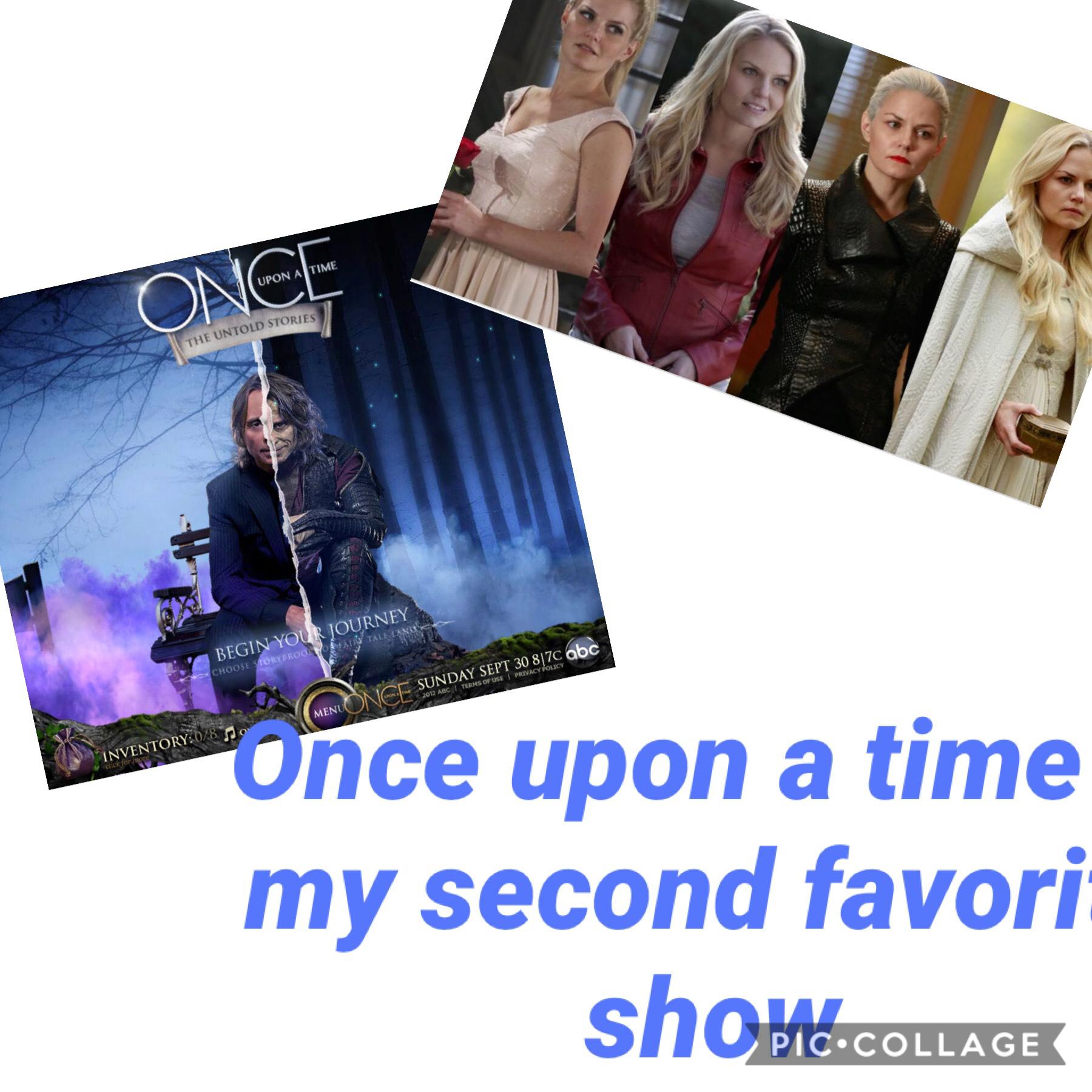 Once upon a time is my second favorite show!!!🖤💜💙