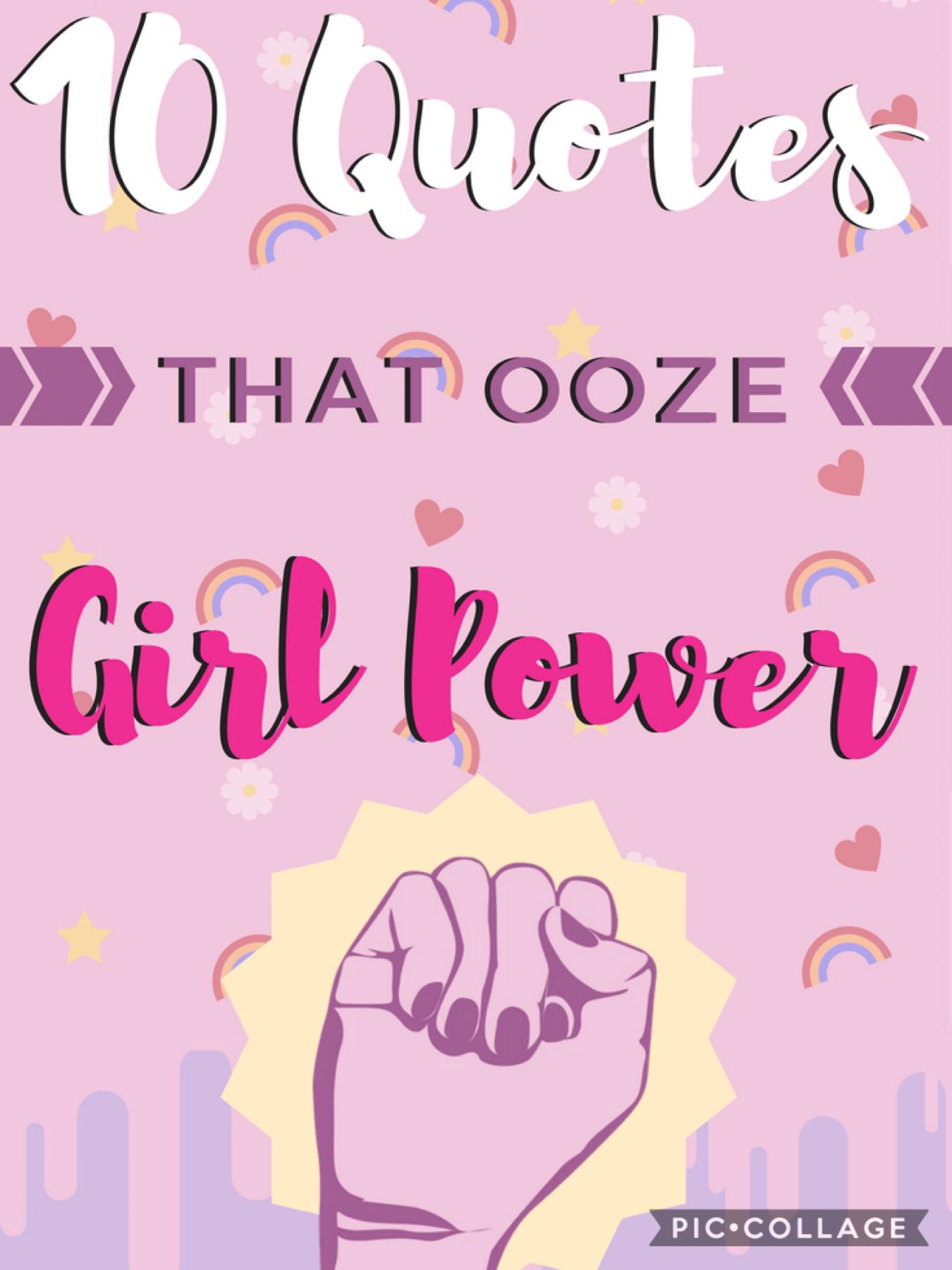 Girl power!!