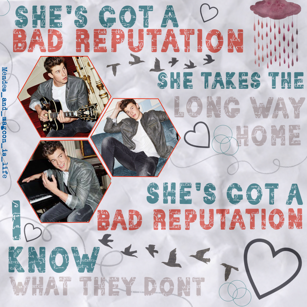 ❤️SM - Bad reputation OMIGOSH😍🔥im not sure about this one lol😂KEEP or delete? Also thank you to @Ivana21 and @recklessturtles for inspiring me with this cool effect with the text! Ily you all moofins😘💕