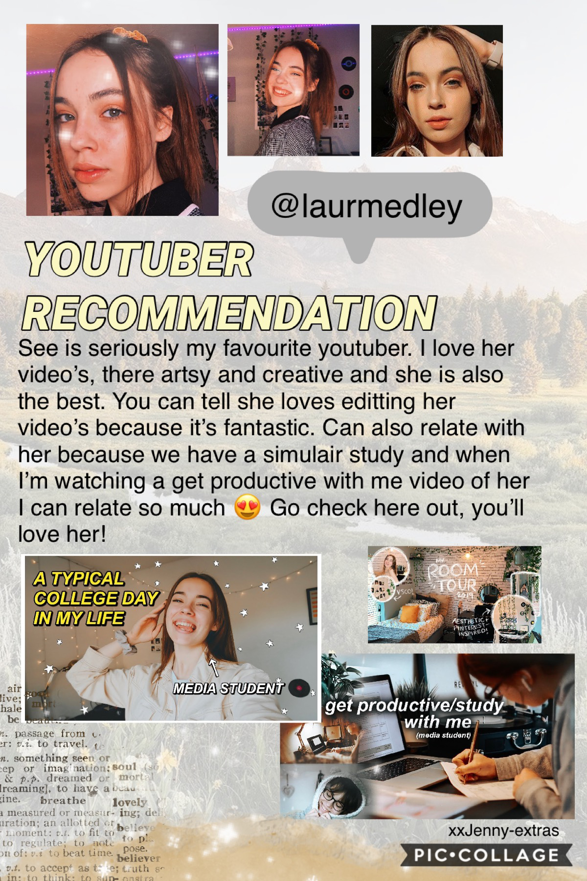 Youtuber recommendation #1 🦋✨

[26/03/2020]