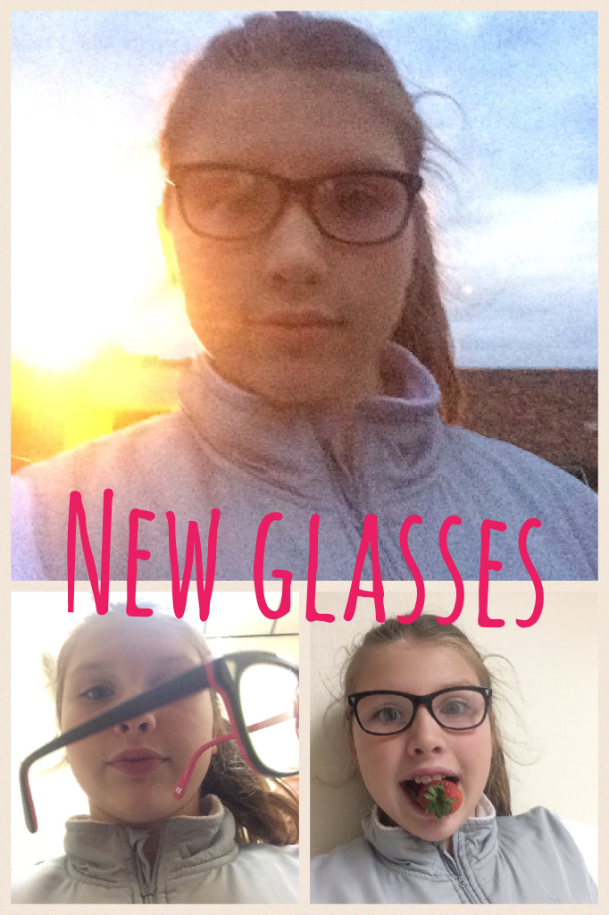 New glasses yay 😊 