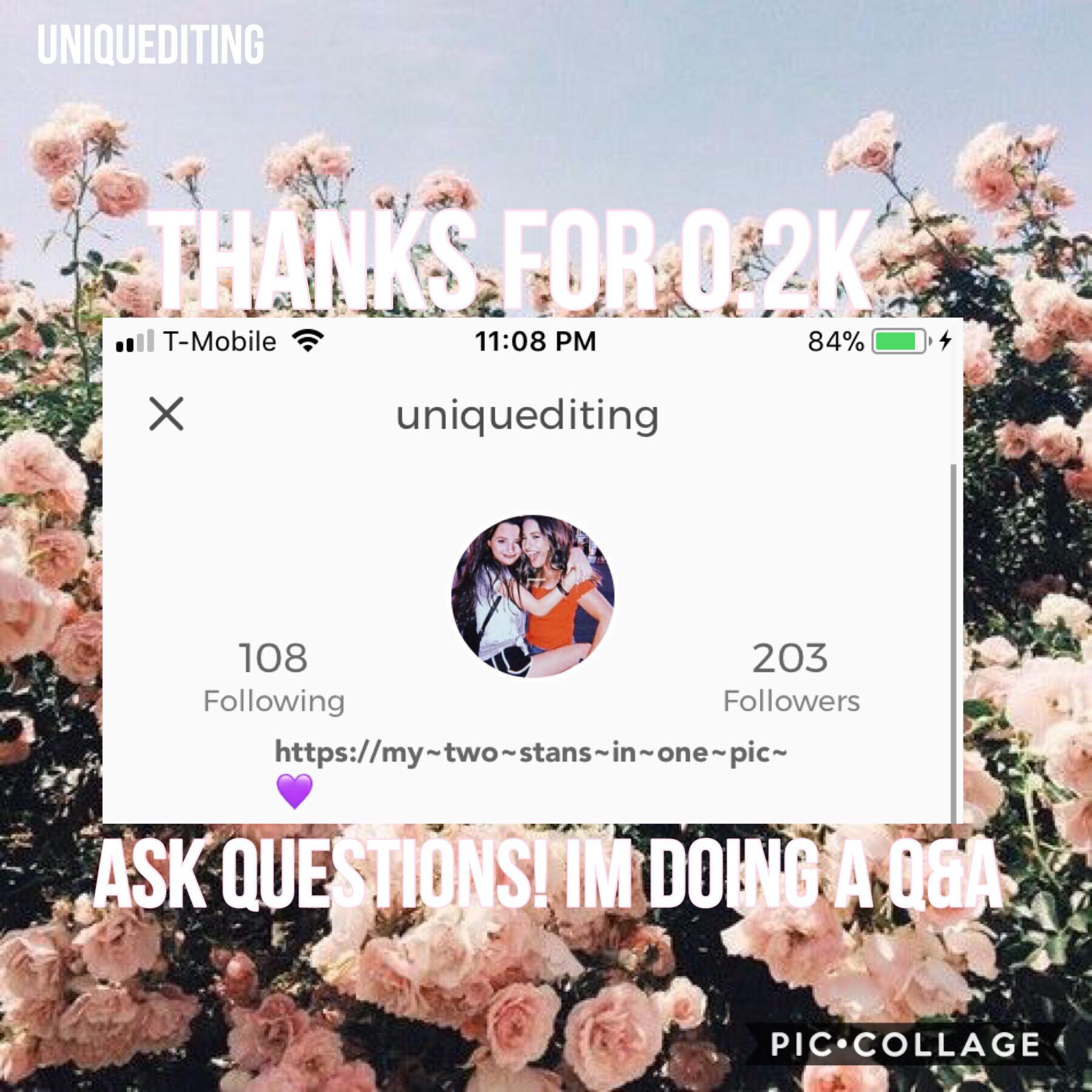 pls ask questions I’ll answer almost anything!!!💗💗