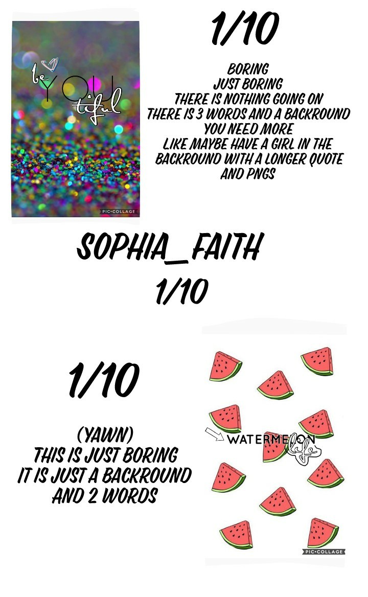 1/10 for Sophia_faith