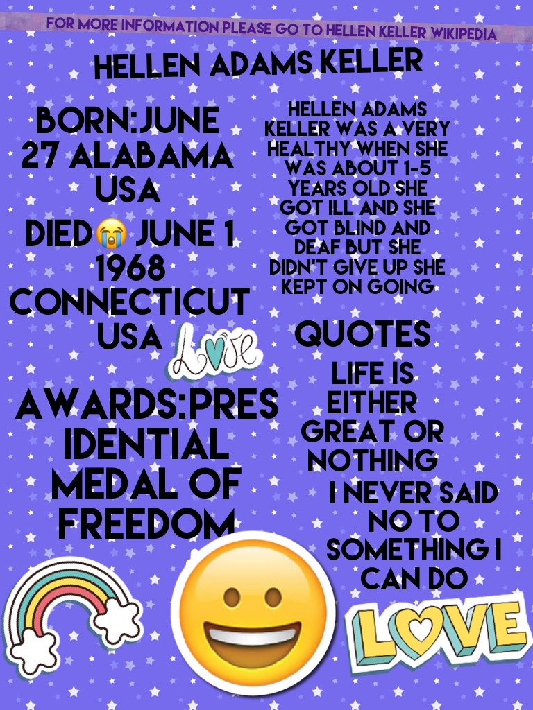 Hellen Keller our hero 