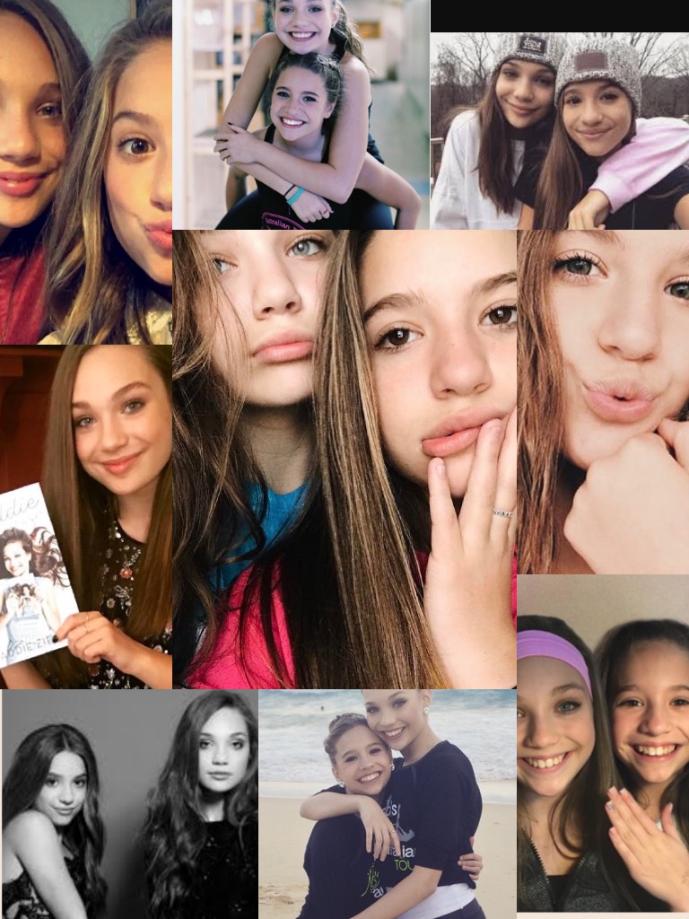 Maddie and Kenzie collage