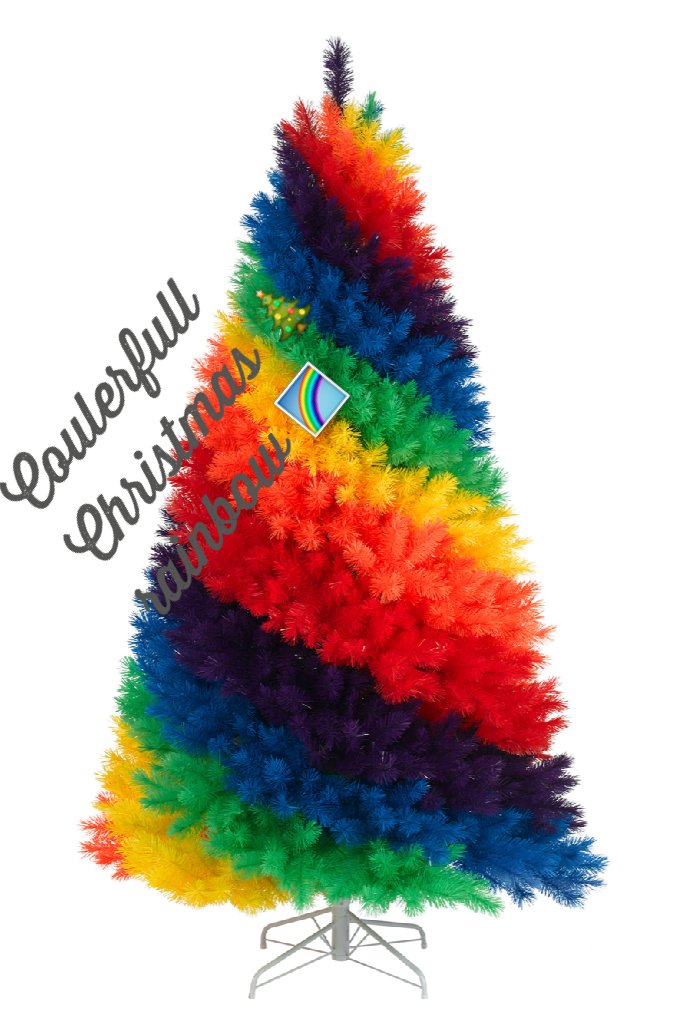 Coulerfull Christmas 🎄 rainbow 🌈 