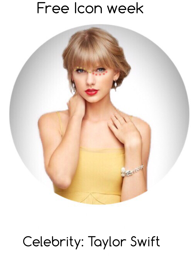 Free Icon week: celebrity Taylor Swift