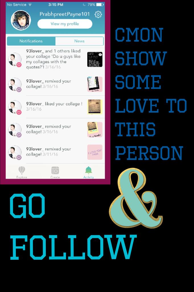 Go follow