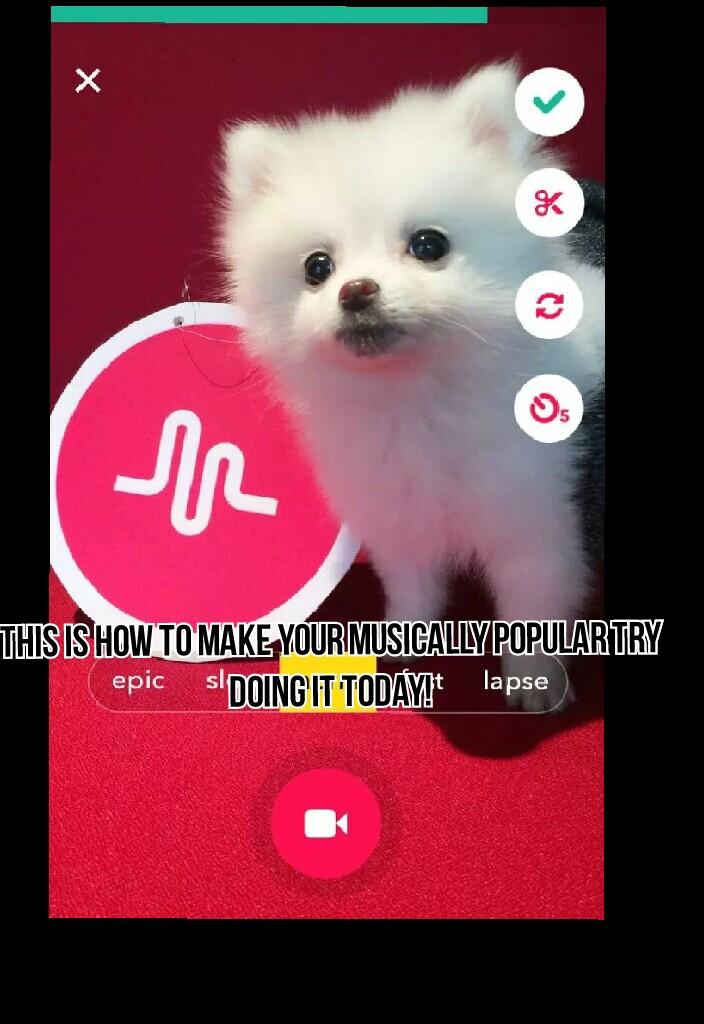 This is how to make your musically popular Try doing it today!