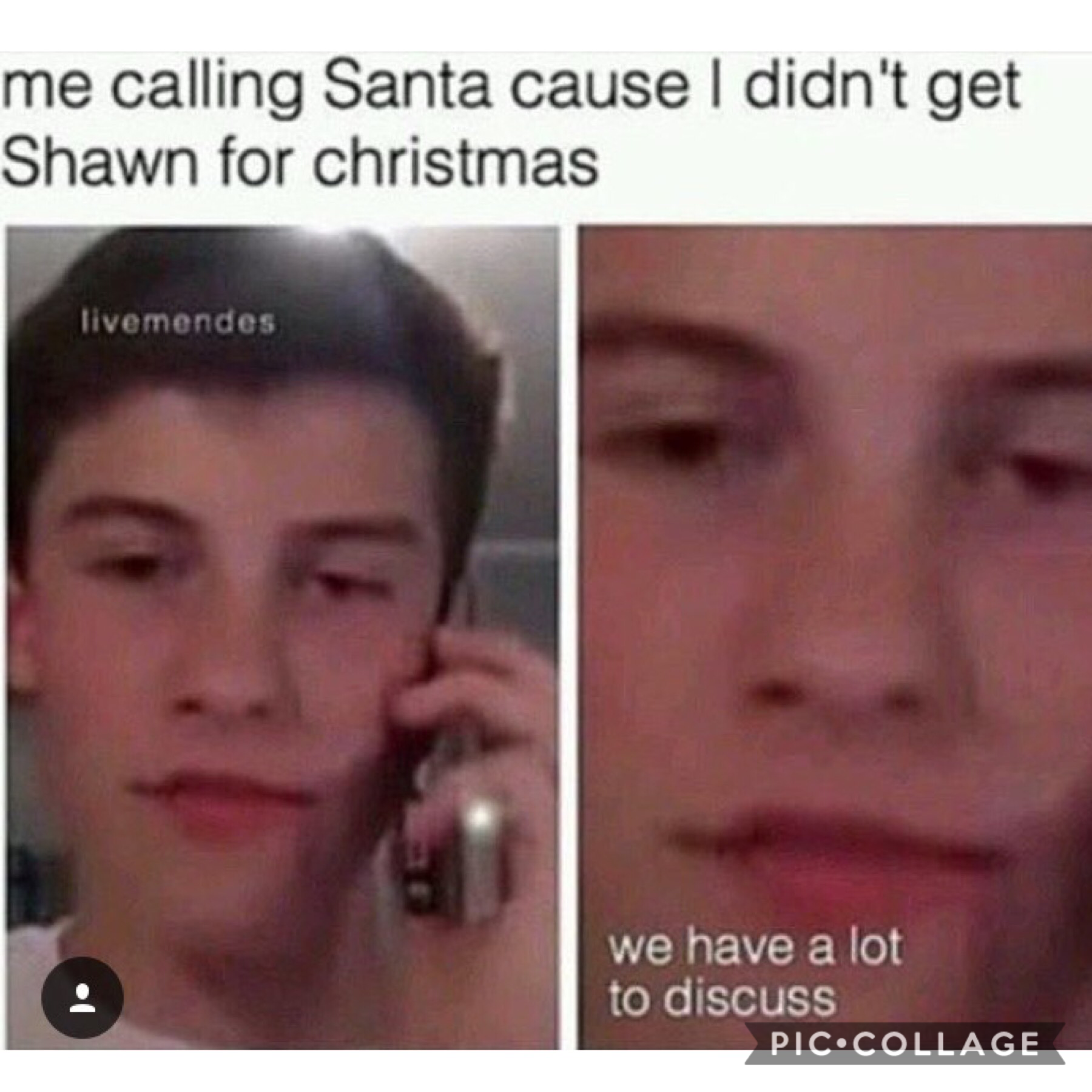Ok but this happens to me eveeery year!I have plenty of things to discuss with Santa 
