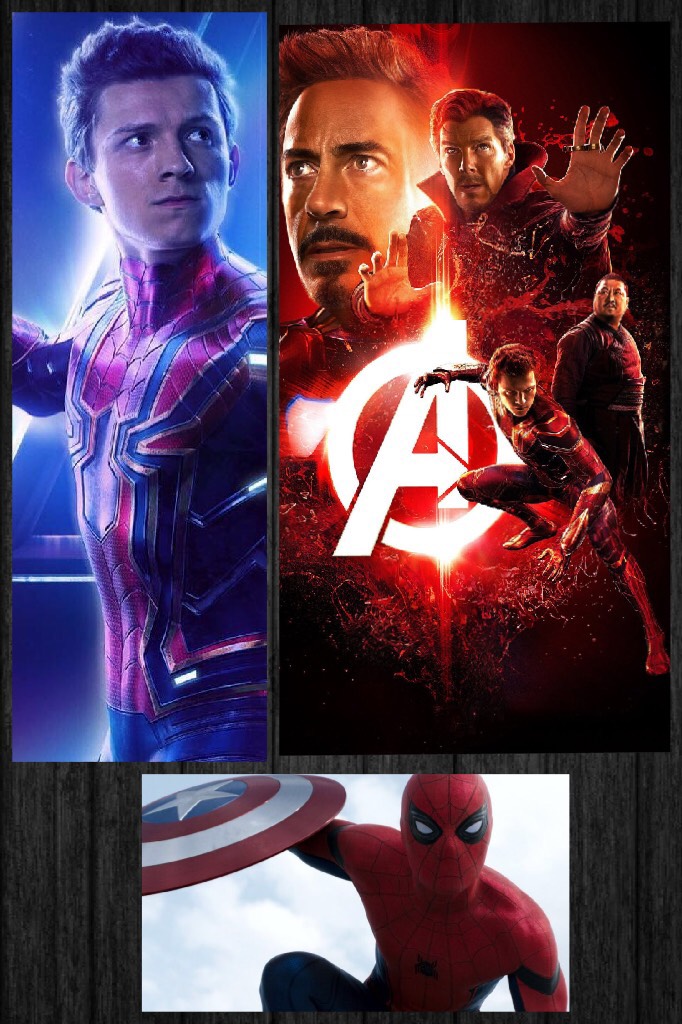 Here’s another Marvel collage-Spider-Man/Infinity War