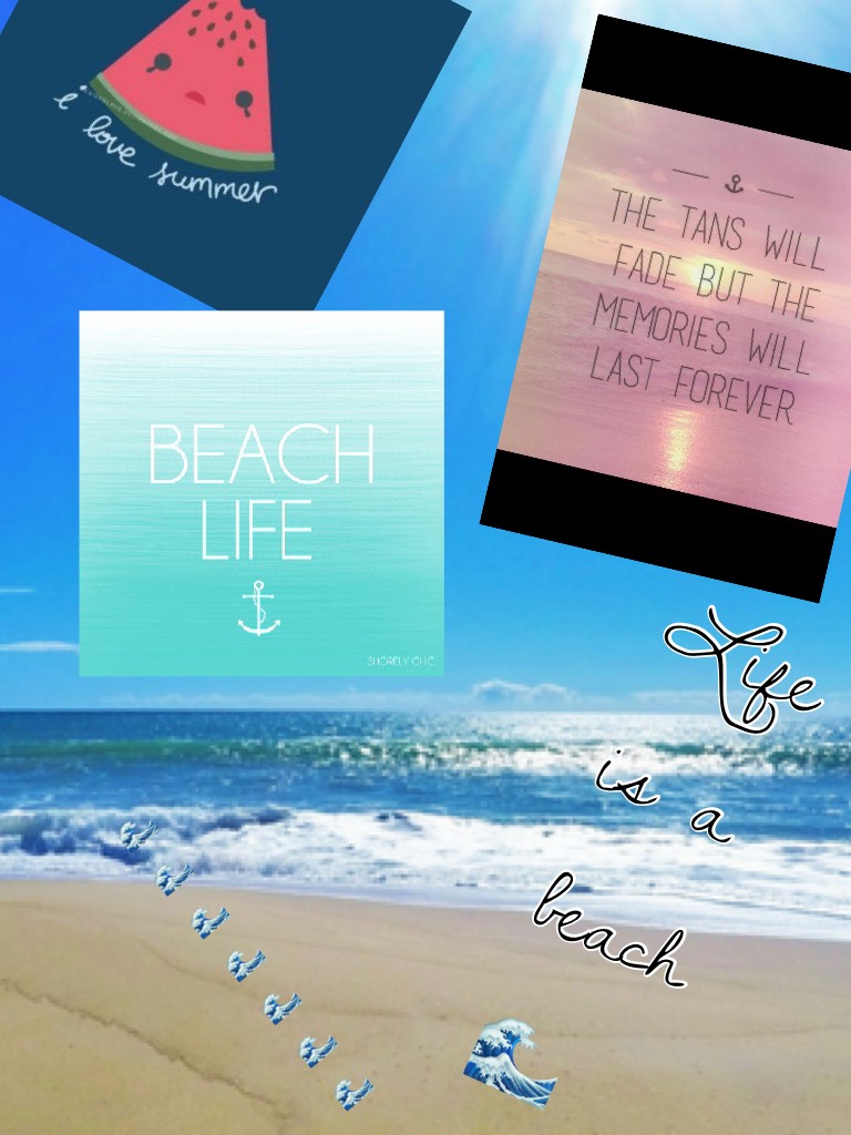 Life is a beach 🌊 