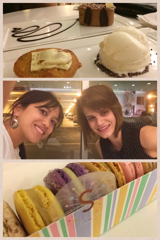 I'm craving something sweet...oh, and some of those macaroons and white chocolate bread pudding would be good too!!!! #hotcarl #loveher #missher #sucre #metarie #nola #sweettooth 