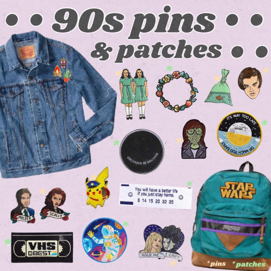📌2💥
If you want the websites for any of these pins/patches then just ask :)  