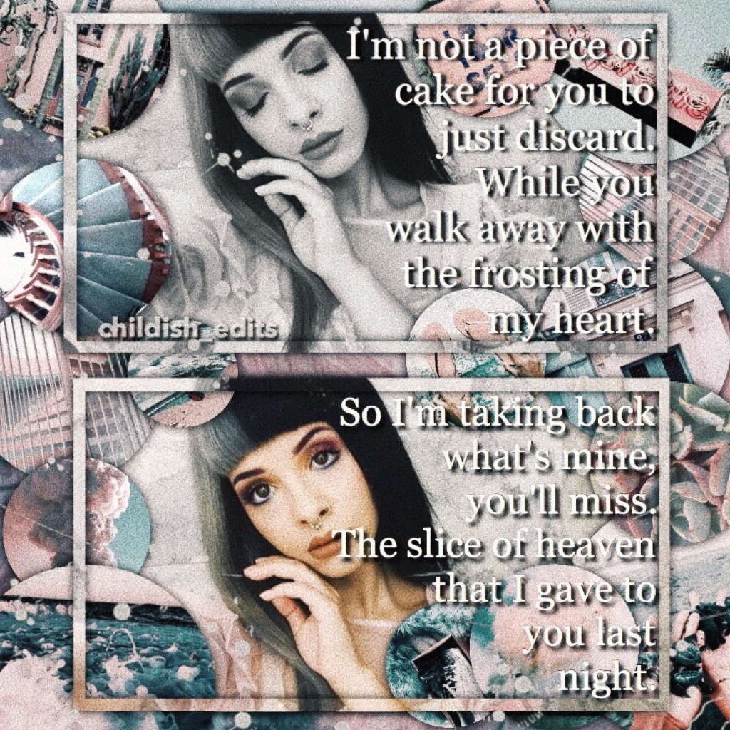 -click-
Here is a Melanie edit... my edit game is getting stronger as it progresses no? But yeah, enter my contest for a chance to be on my page! (Not like my page is anything special)