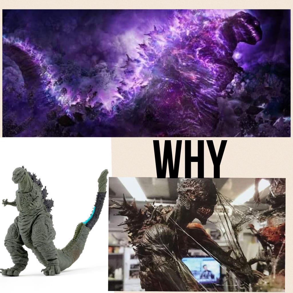 Why is shiny Godzilla purple sometimes