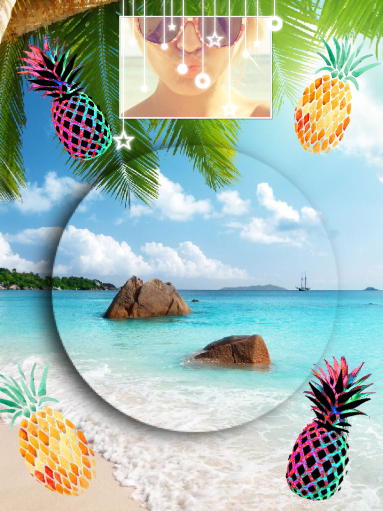 Pineapple 🍍 beach day❕