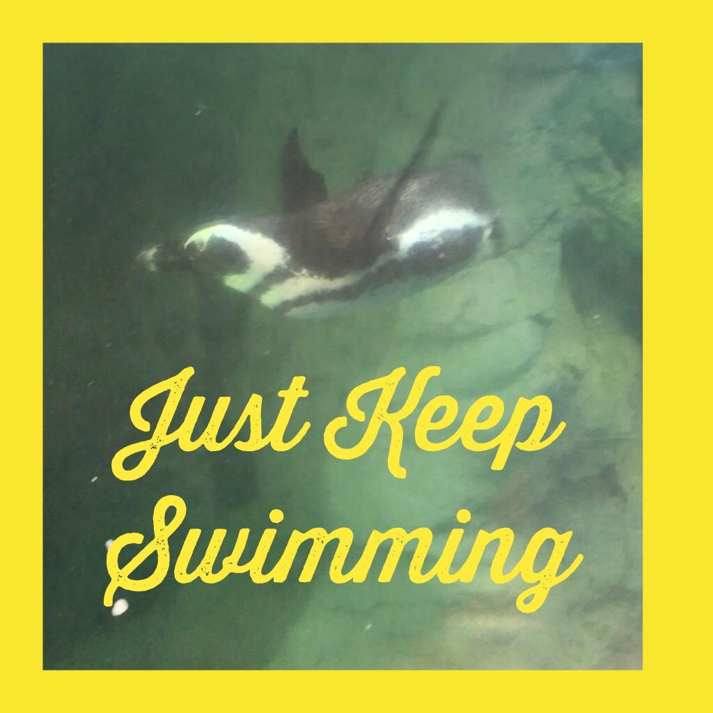 Just Keep Swimming and Smiling
#hatersgonnahate