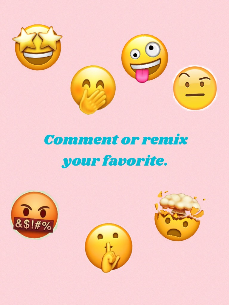 Comment or Remix your favorite.🙀😻