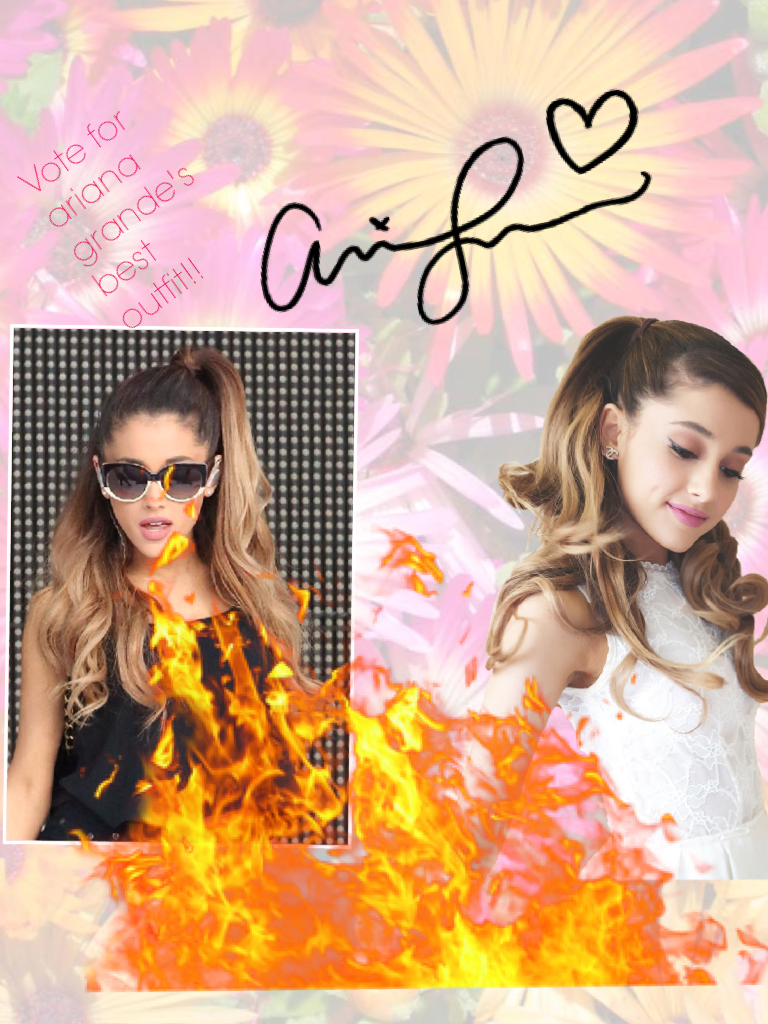 Vote for ariana grande's best outfit!!