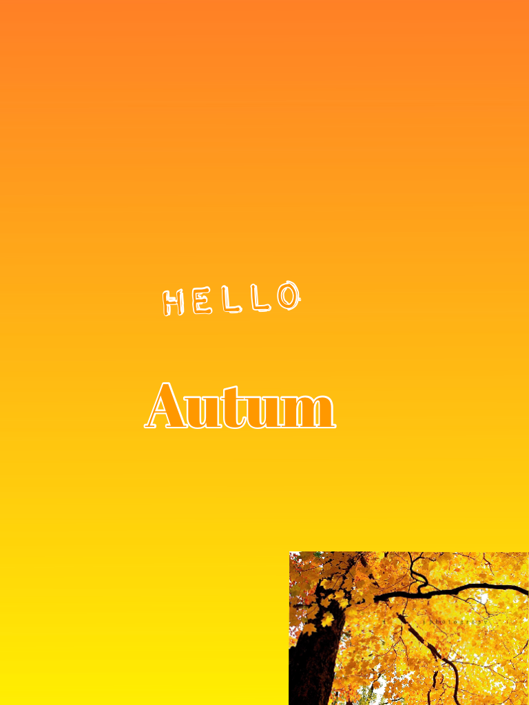 Autum is here