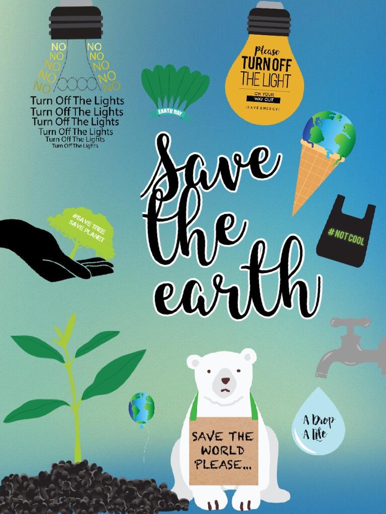 Save the earth now! Comment to share about working on your daily efforts to save Mother Earth. #earthrocks