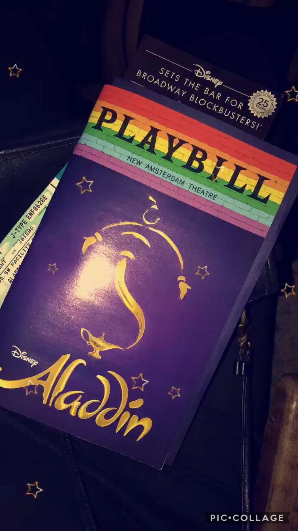 🌈🌈🌈Aladdin was like so good I love Disney sm and it was just such a good musical,, I’m in ny and I’m rlly excited to go to the museums ahhhh🌈🌈🌈