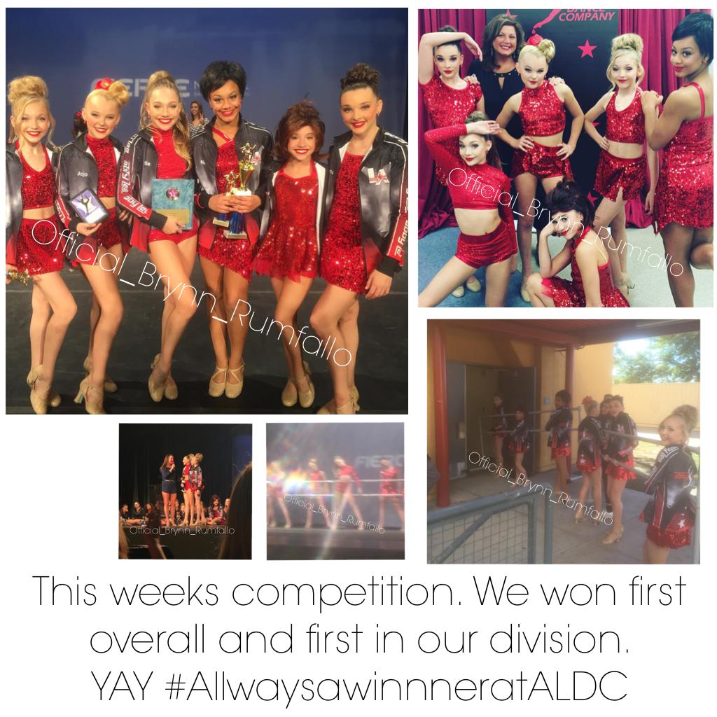 This weeks competition. We won first overall and first in our division. 
YAY #AllwaysawinnneratALDC