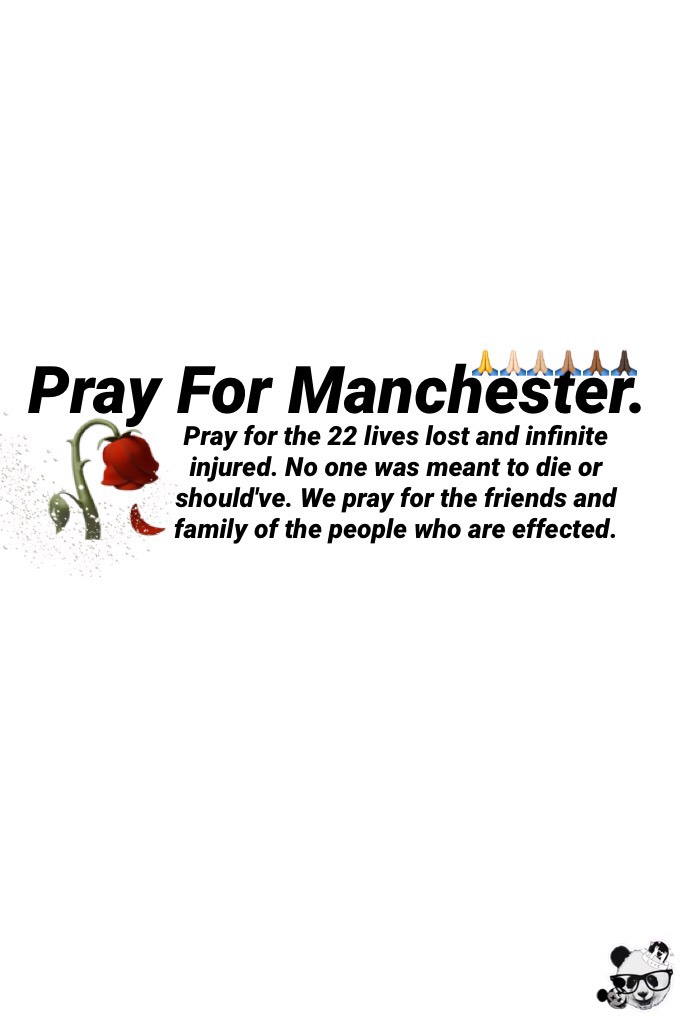 22 too many lives were lost today. Too many were injured, it's awful for someone to go to a music concert and never come back. Pray for Manchester🙏🏻🙏🏼🙏🏽🙏🏾🙏🏿