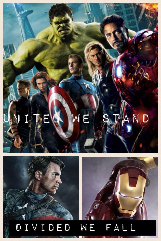 United we stand Divided we fall!

Captain America Civil War. 

What side are you on???
