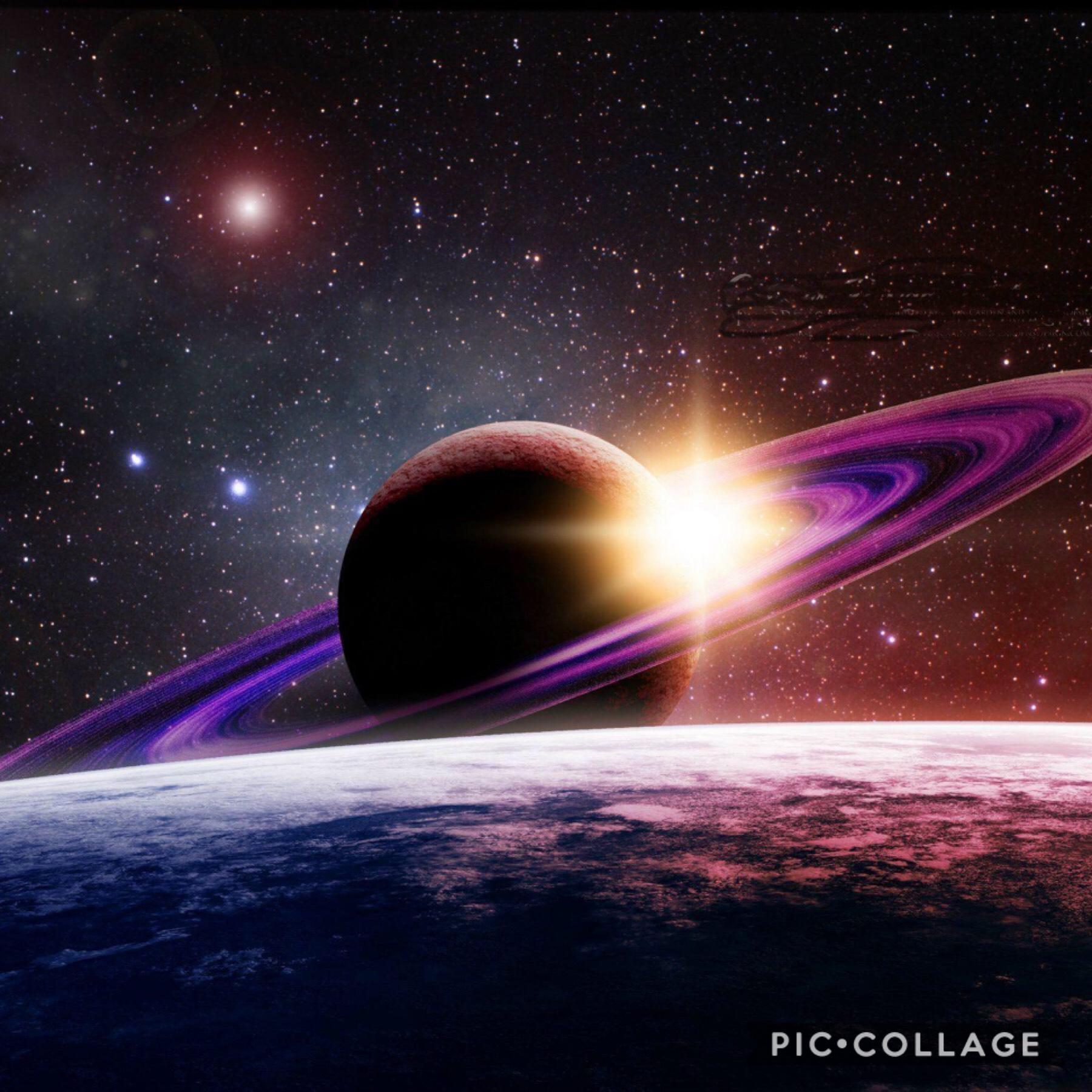 Omg Saturn is my 2nd fav planet, like it u love space 