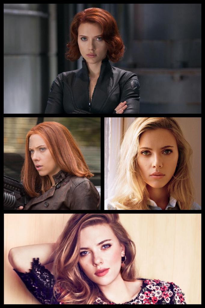 Scarlett Johansson, normal hair vs the hair she dyed for her Black Widow role. Been seeing all the hate for Zendaya recently and I'm just hoping she turns out as perfect as this. :)
