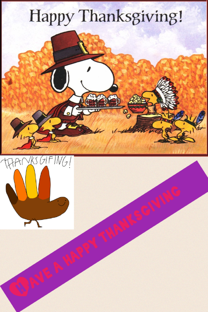 Have a happy thanksgiving