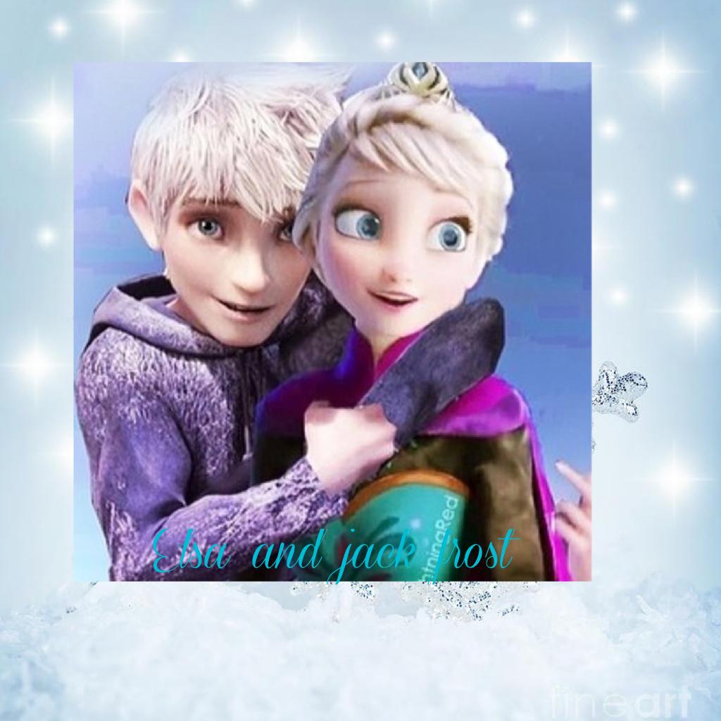 Elsa and jack frost