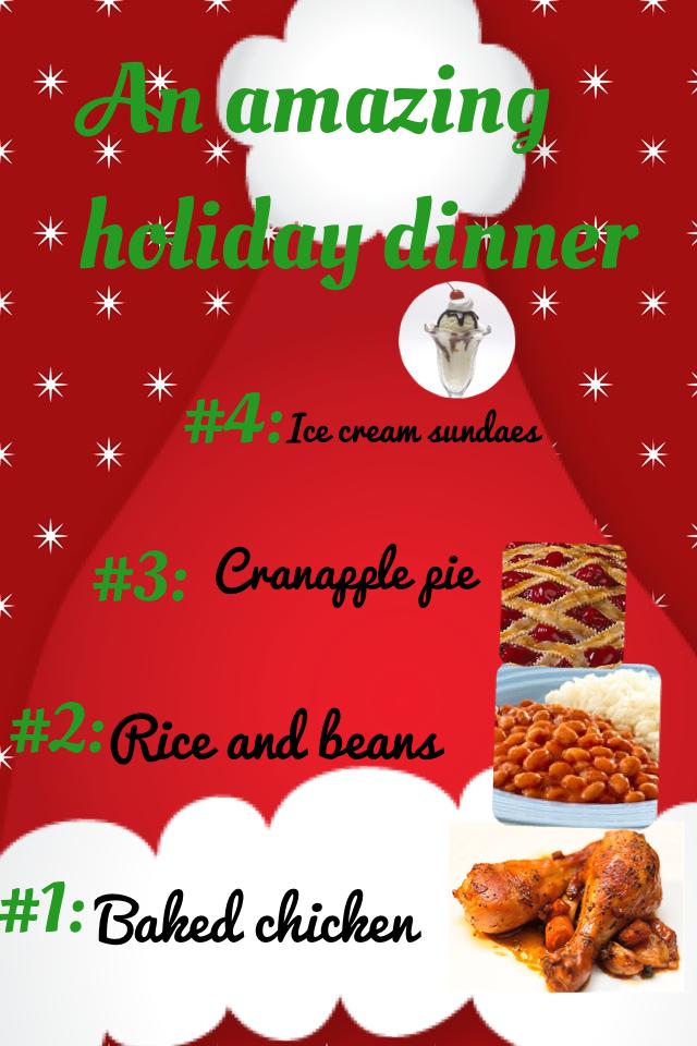 An amazing holiday dinner 