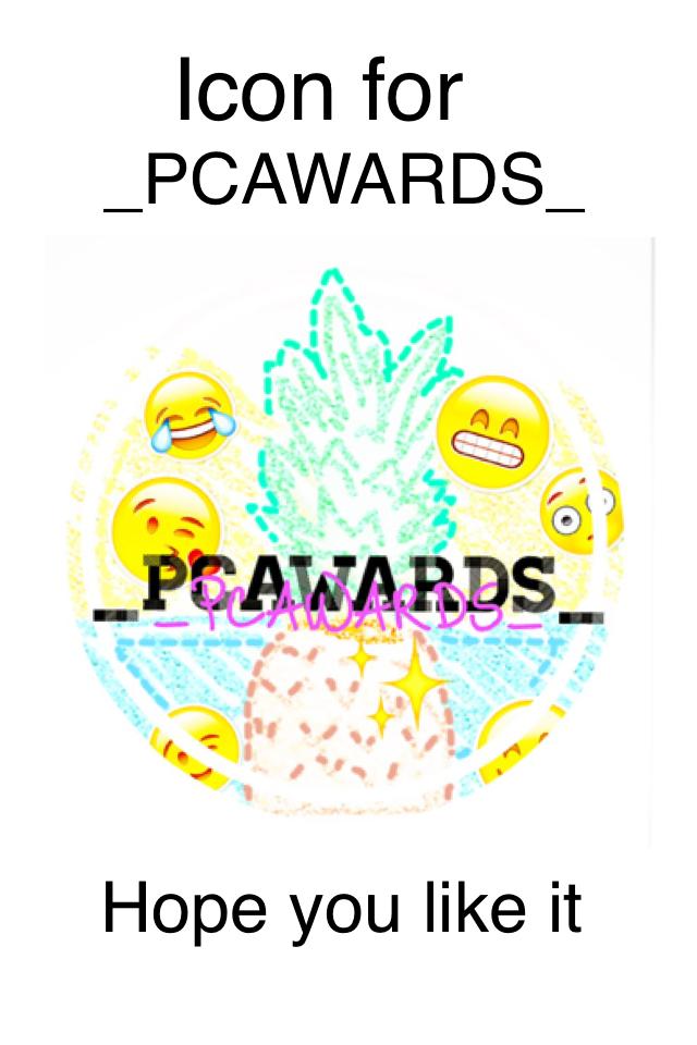 Icon for _PCAWARDS_ /Not the best icon I've ever made😉